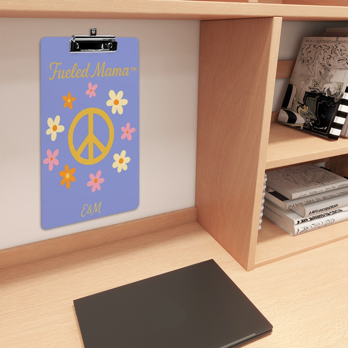Peace & Petals Acrylic Clipboard