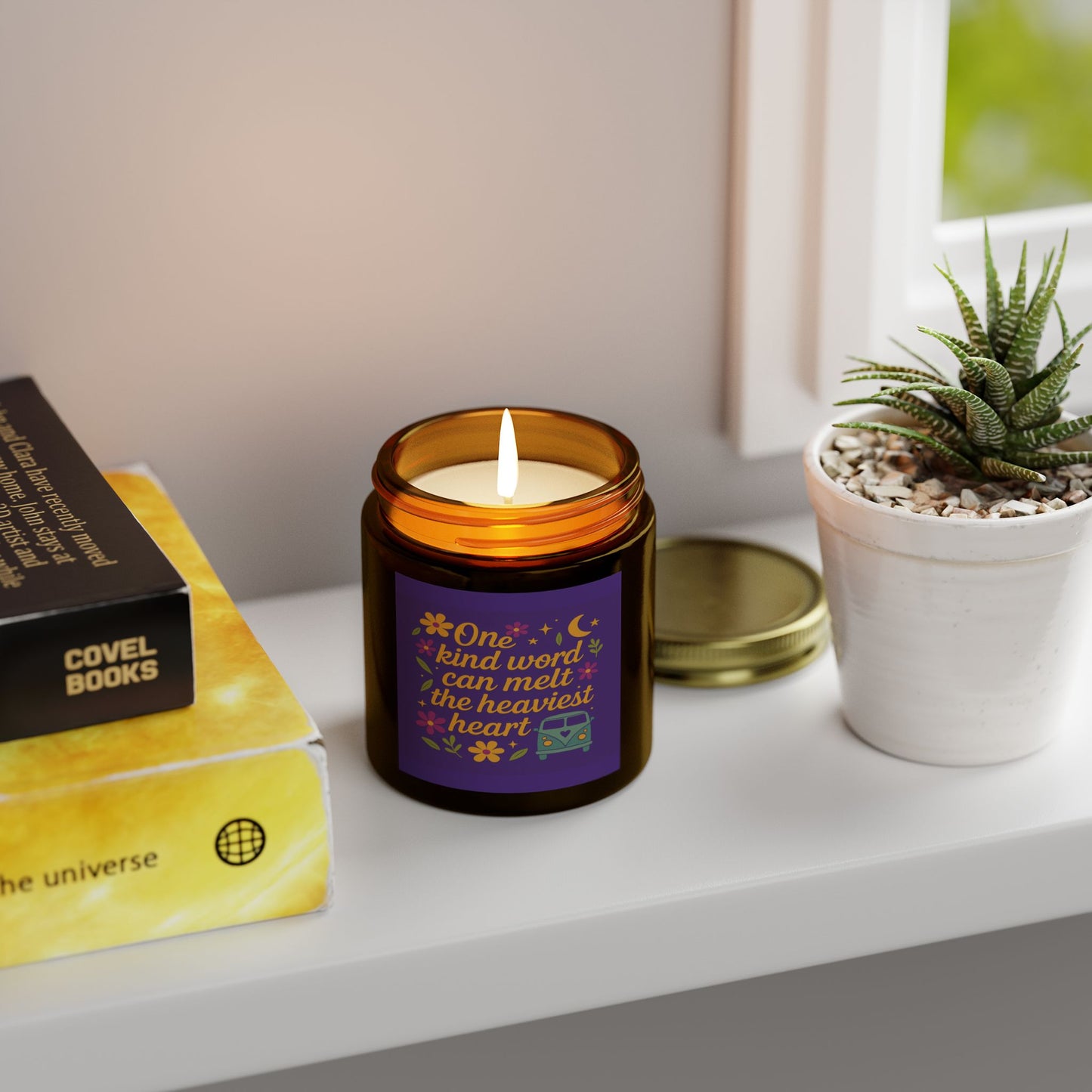 Cozy Inspirational Scented Candles, Aromatherapy Gift, Home Décor, Relaxation, Self-Care, Birthday, Friendship, Encouragement