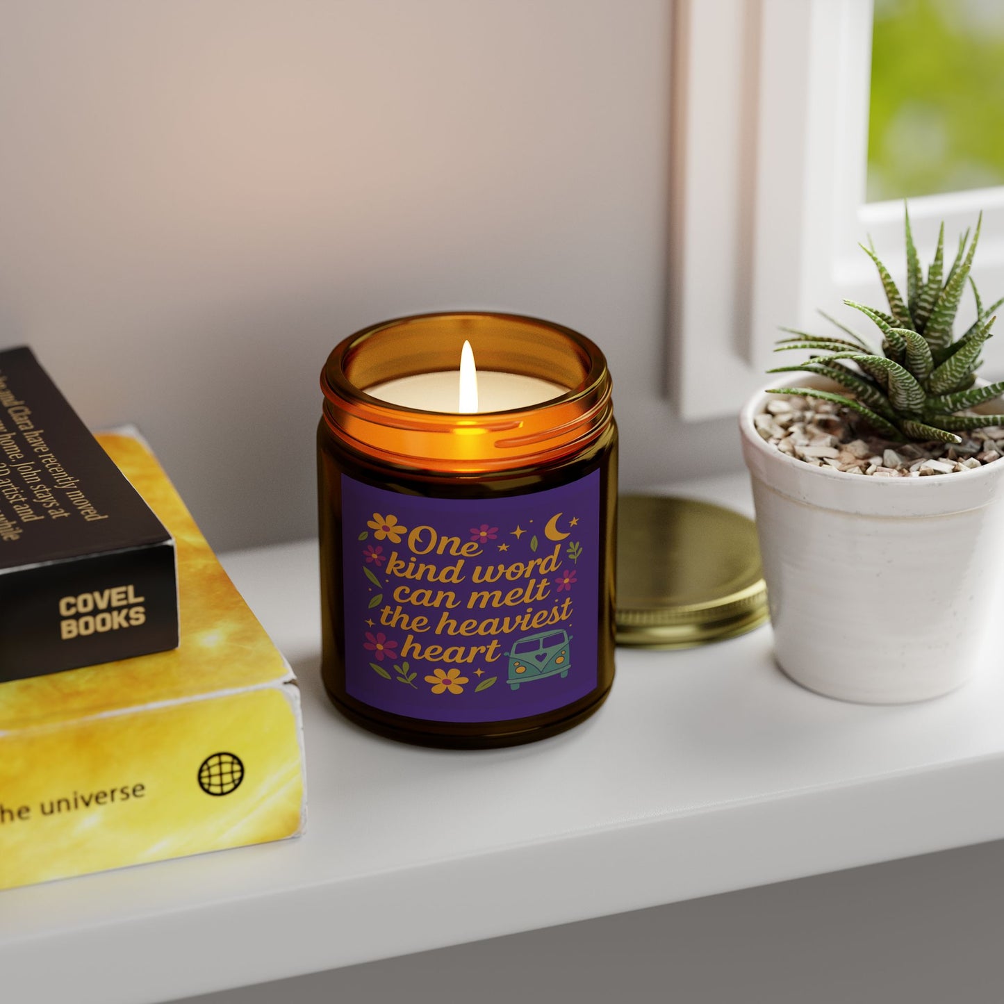 Cozy Inspirational Scented Candles, Aromatherapy Gift, Home Décor, Relaxation, Self-Care, Birthday, Friendship, Encouragement