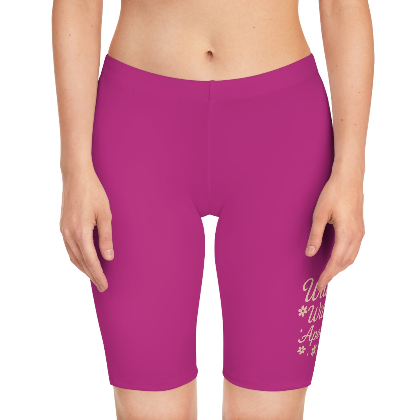 Wander without apology Women's Bike Shorts, Fitness Apparel, Workout Gear, Athleisure, Summer Essentials, Active Lifestyle