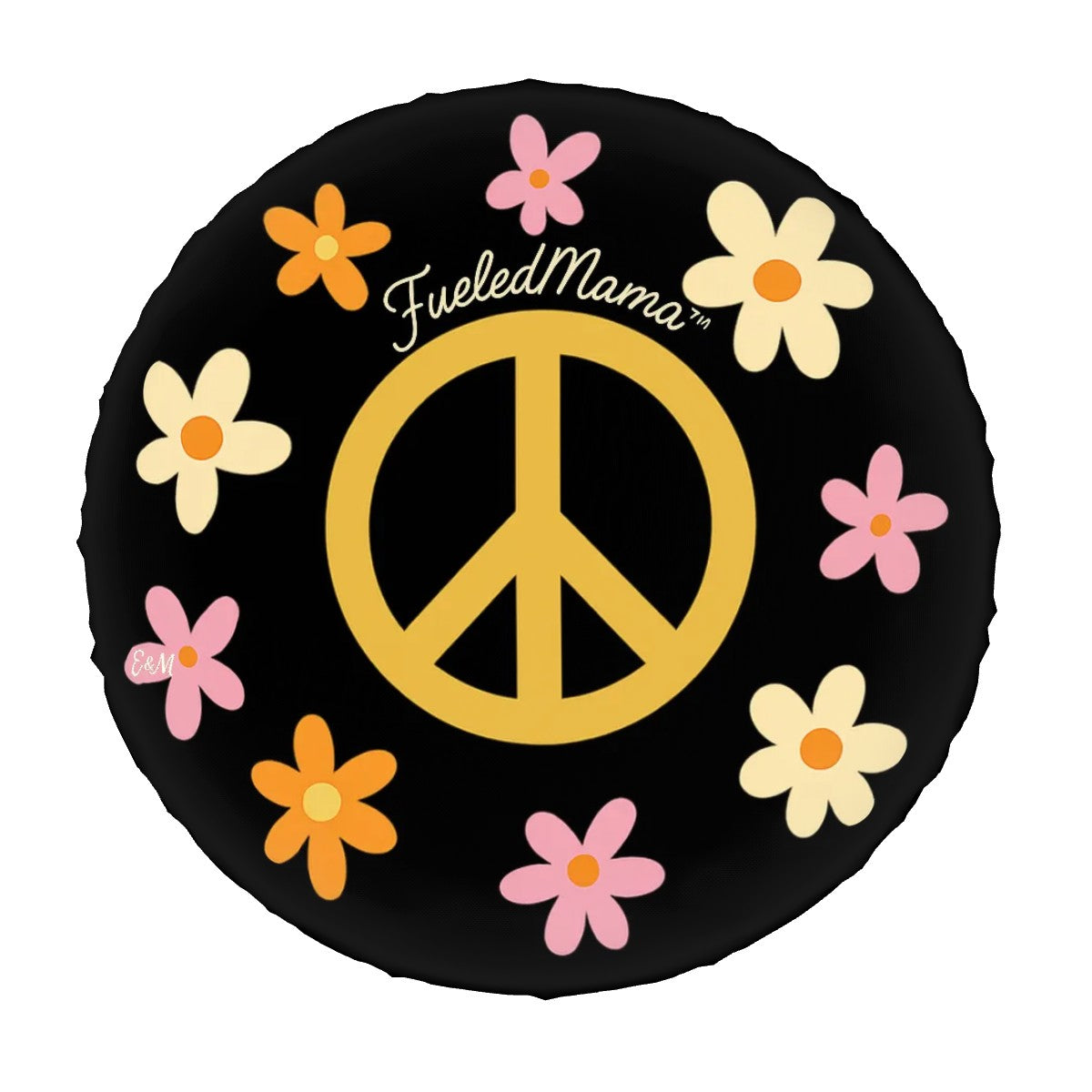 Peace and Petals Thickened Spare Tire Cover (Copy)