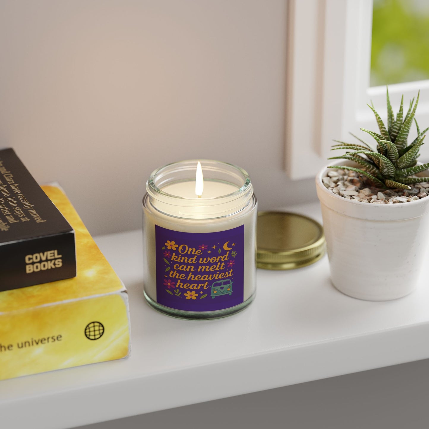 Cozy Inspirational Scented Candles, Aromatherapy Gift, Home Décor, Relaxation, Self-Care, Birthday, Friendship, Encouragement