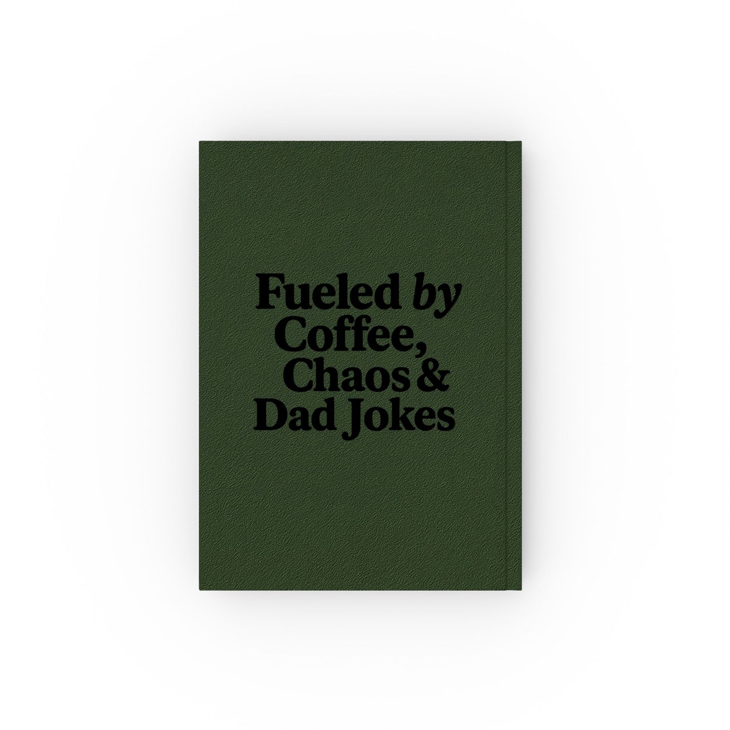 Fueled by Dreams & Screams Hard Backed Journal for Creative Souls, Gift for Writers, Eco-Friendly Note Book, Office Stationery, Inspirational Planner