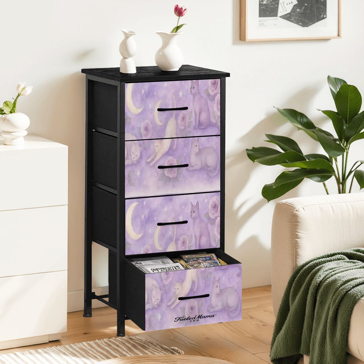 Celestial Cats 4-Drawer Dresser (Copy)