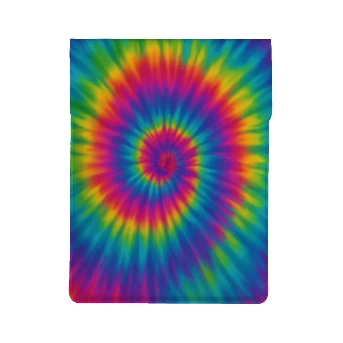 Tie Dye Leather Laptop Case (Vertical)