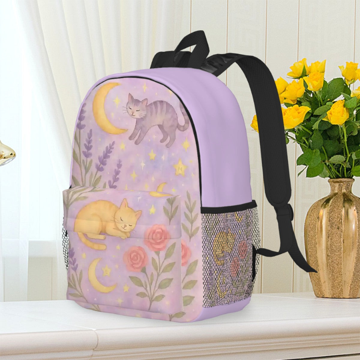 Lavender Dreams Twill Cloth Backpack
