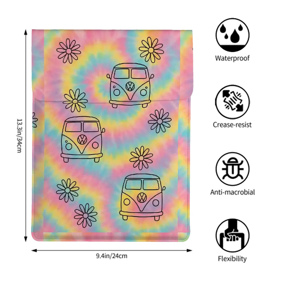 The Groovy Gear Case Leather Laptop Case (Vertical)