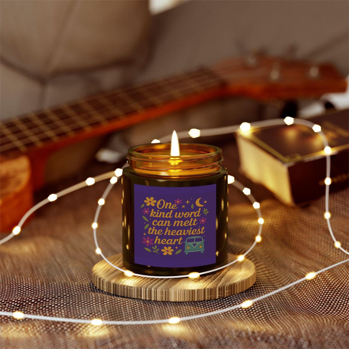 Cozy Inspirational Scented Candles, Aromatherapy Gift, Home Décor, Relaxation, Self-Care, Birthday, Friendship, Encouragement