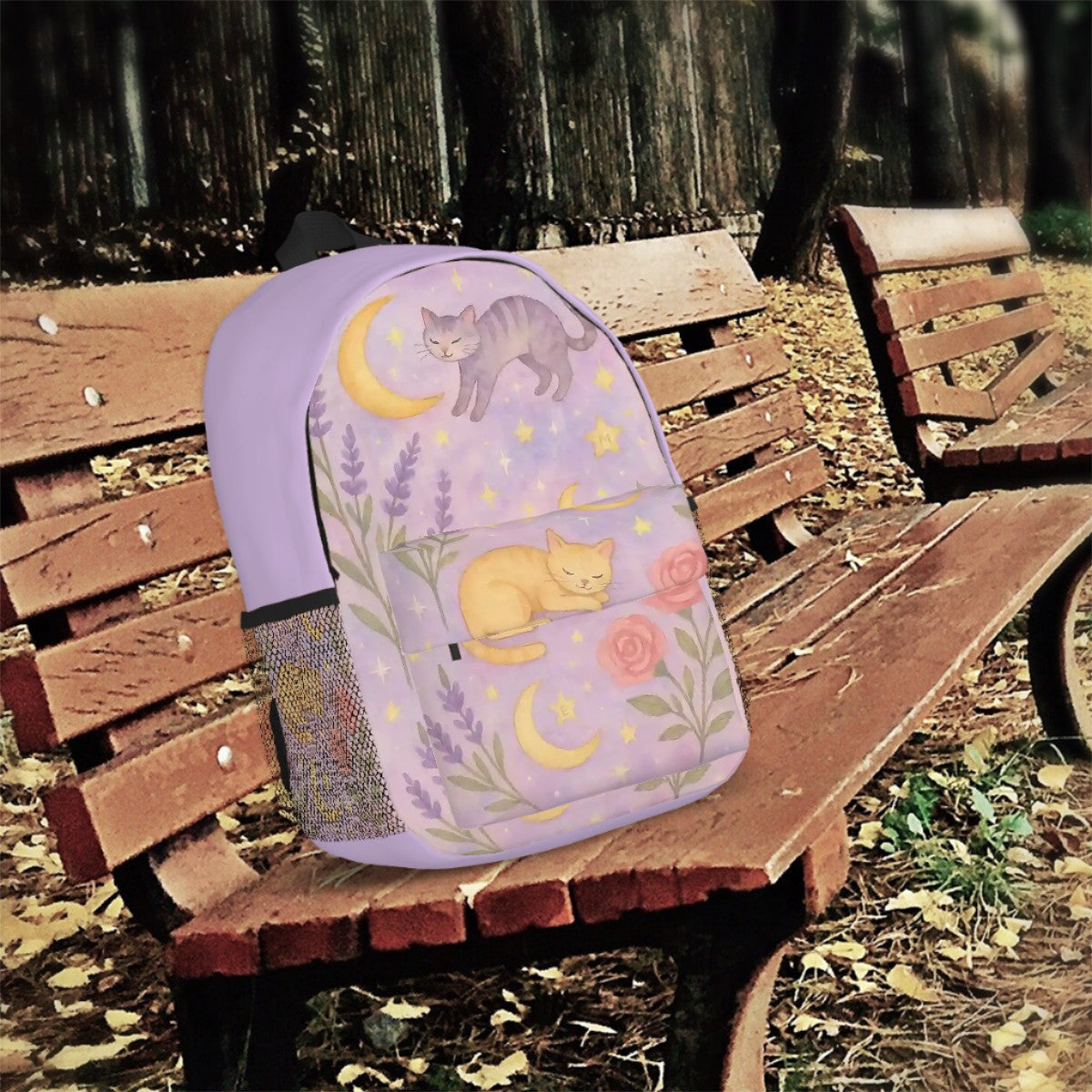 Lavender Dreams Twill Cloth Backpack