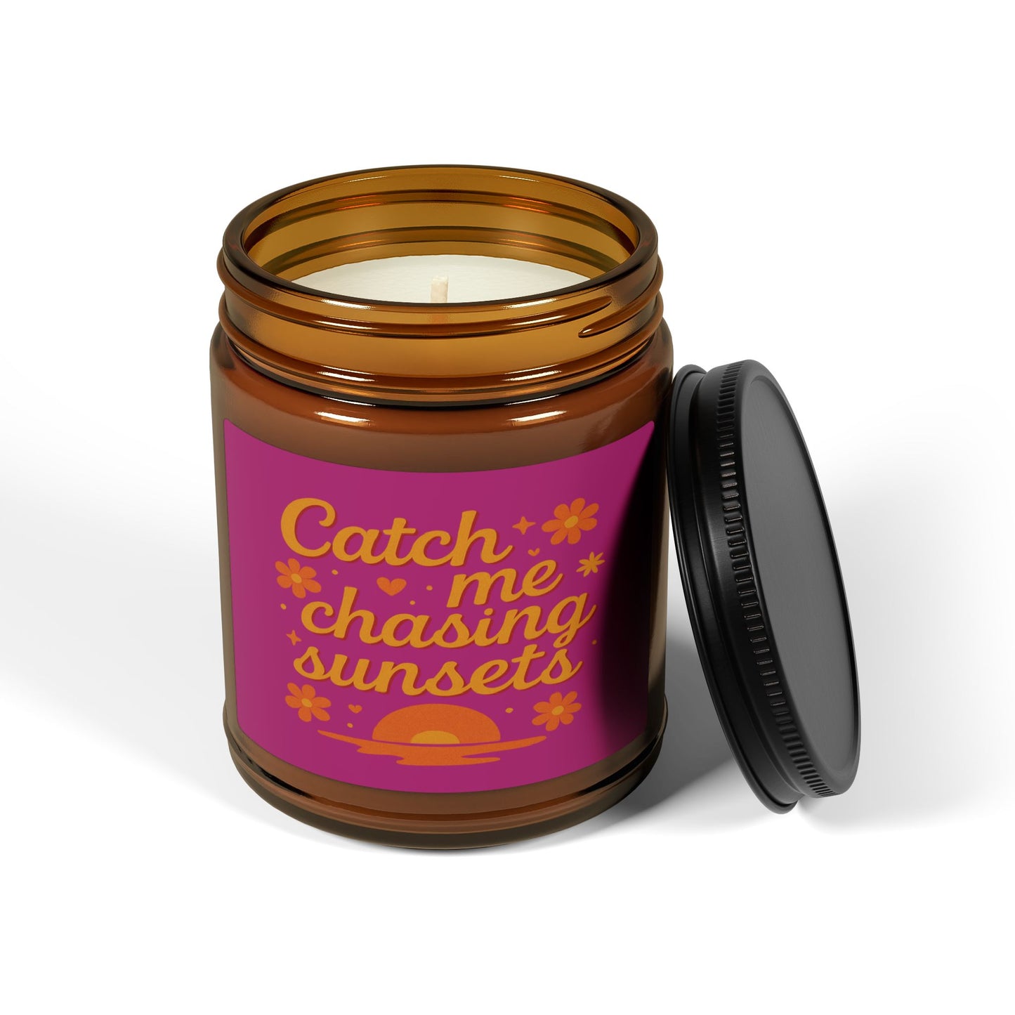 Catch Me Chasing Sunsets Scented Soy Candle