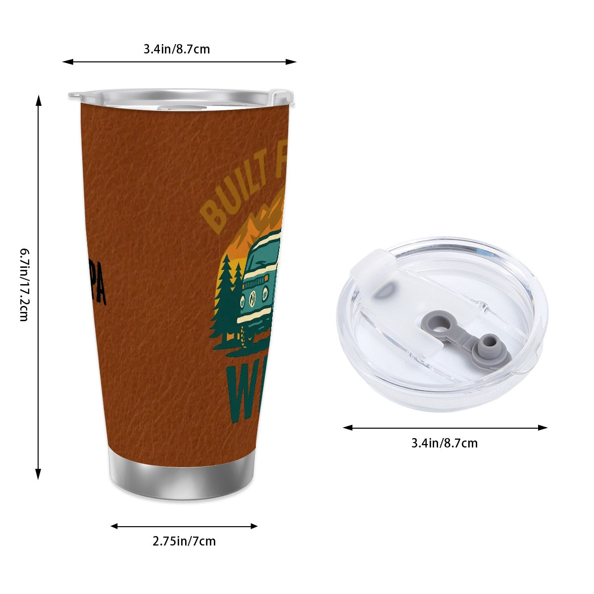 Built for the Wild Travel Coffee Mug (20oz) (Copy)