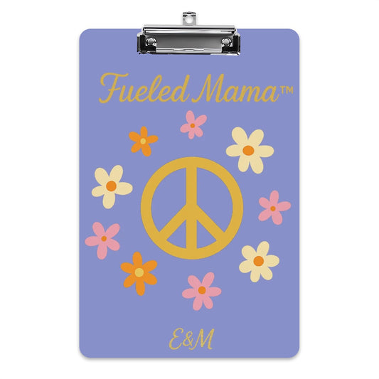 Peace & Petals Acrylic Clipboard