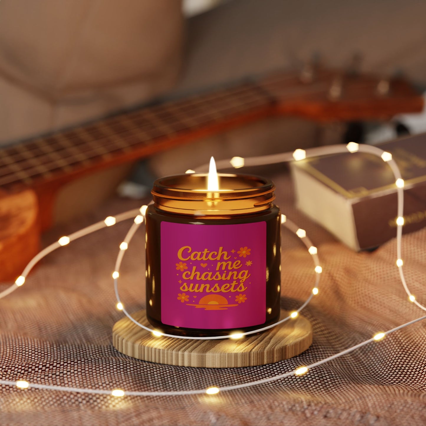 Catch Me Chasing Sunsets Scented Soy Candle