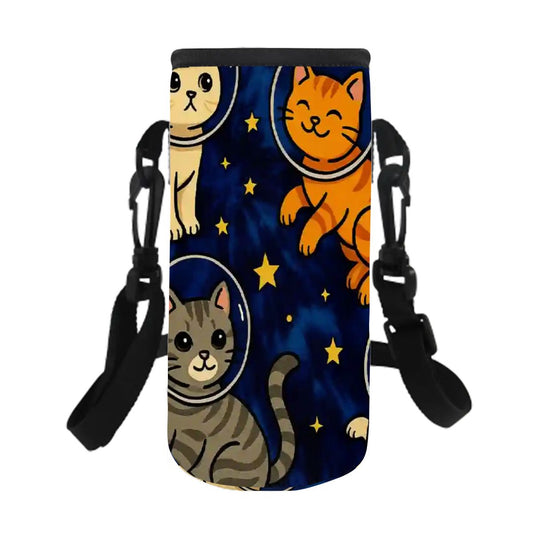 Space Kitty Small Water Bottle Sleeve