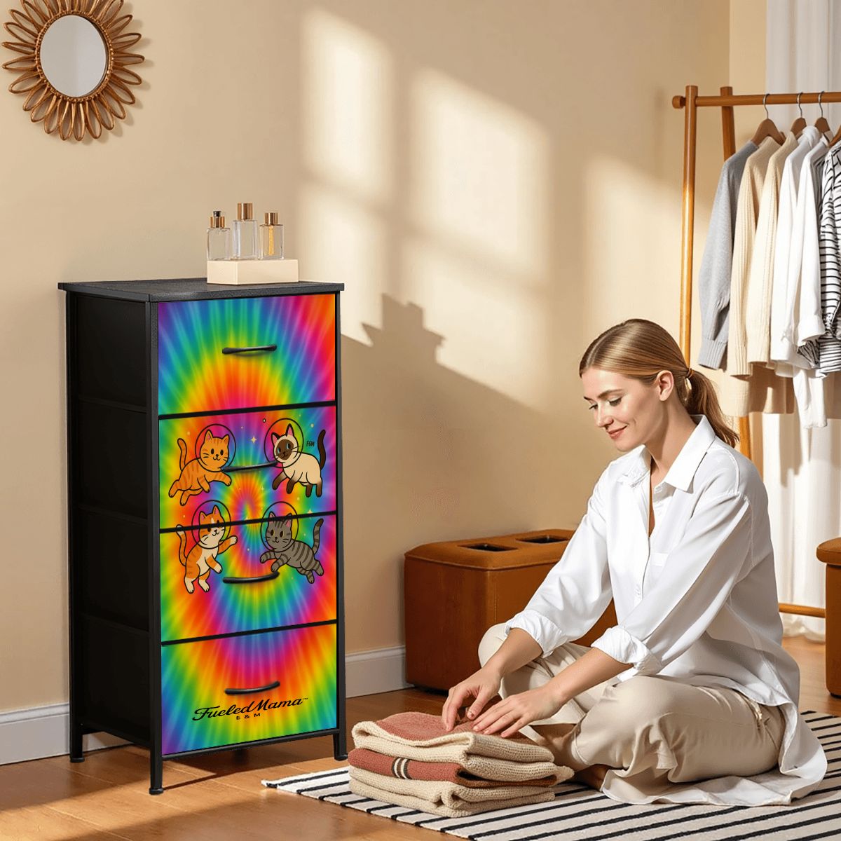 SPace Kitty 4-Drawer Dresser space