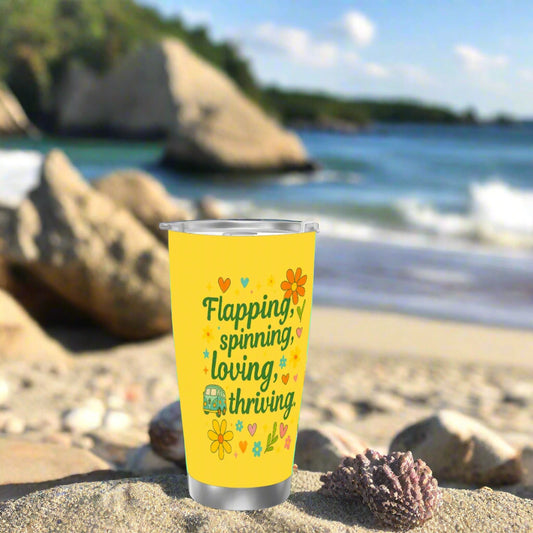 Thriving in Color Travel Coffee Mug  (20oz) (Copy)