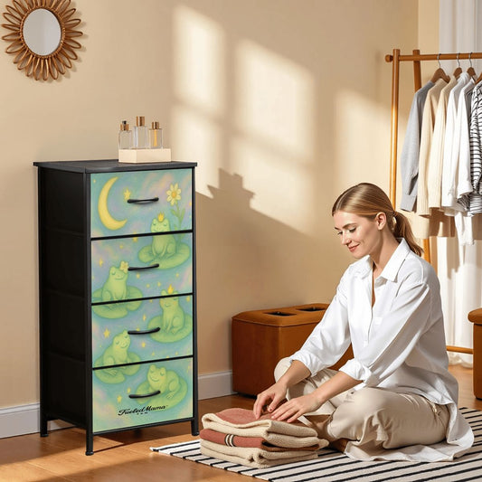 Dreamy Frogs on Lily Pads 4-Drawer Dresser (Copy)