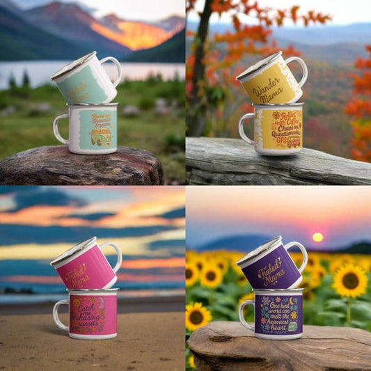 Fueled Mama Favorites Fuel Shot™ Enamel mini mug Bundle