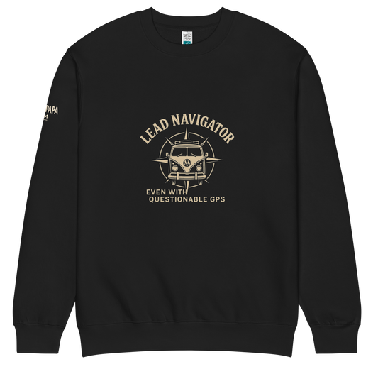Lead Navigator Unisex premium crew neck sweatshirt